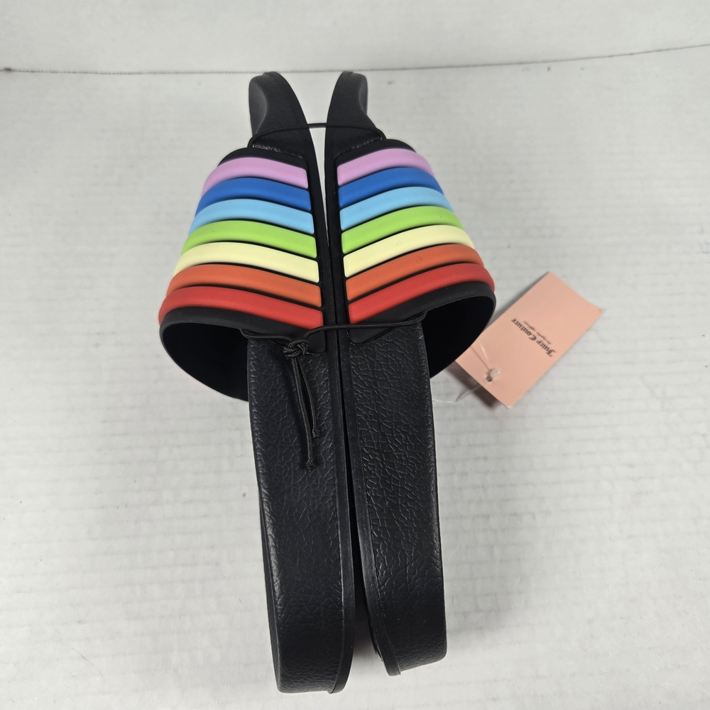Juicy Couture Women's Wynnie Rainbow Slide Sandals Pool Flip Flops Size 6 - Picture 4 of 10